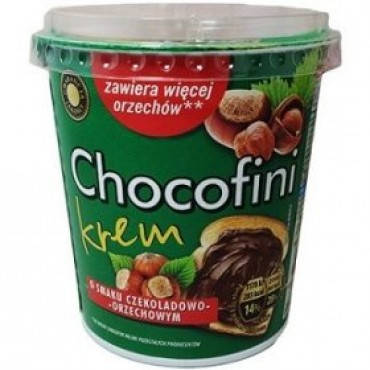 

Паста шоколадная Chocofini Krem с лесными орехами 400 г