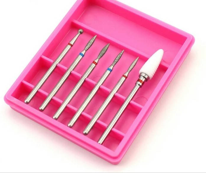 

Набор фрез керамика + алмазные, Разные цвета