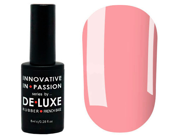

Основа для гель-лака De Luxe Rubber Base French №1 рожевий 8 мл (13662Qu)