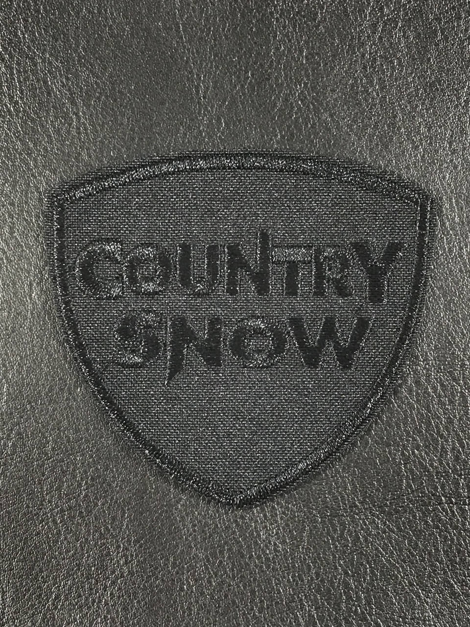 

Нашивка Country Snow цвет черный 72x67 мм