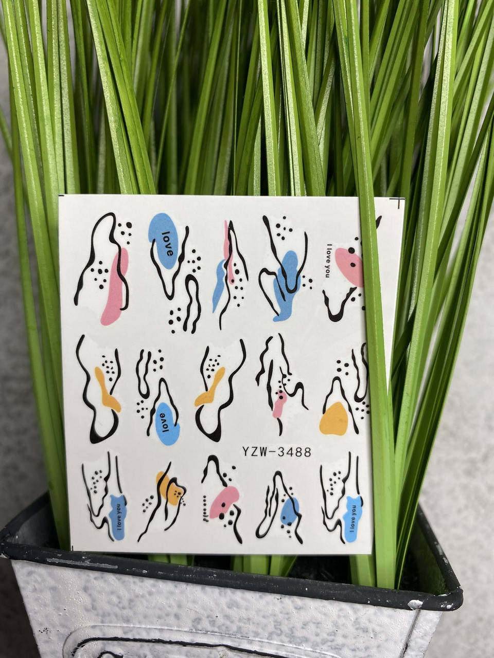 

Слайдеры для дизайна ногтей YZW-3488