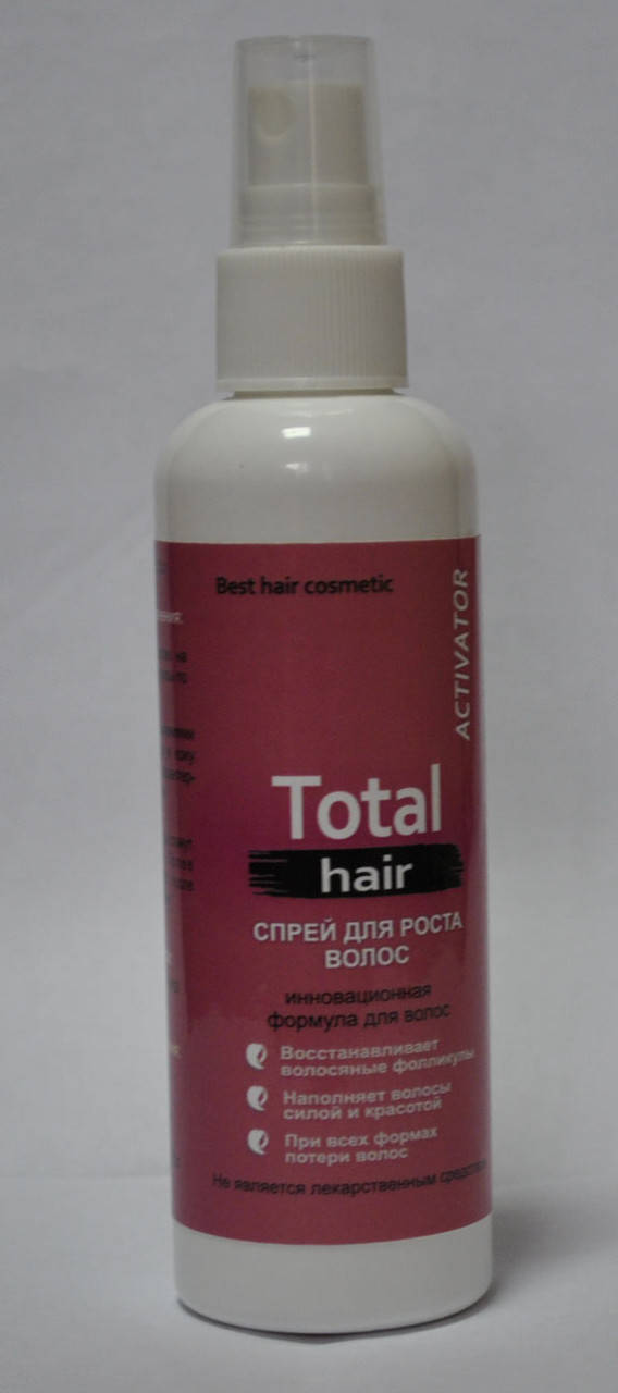 

Total Hair - Спрей для активного роста волос (Тотал Хаер) натуральный состав