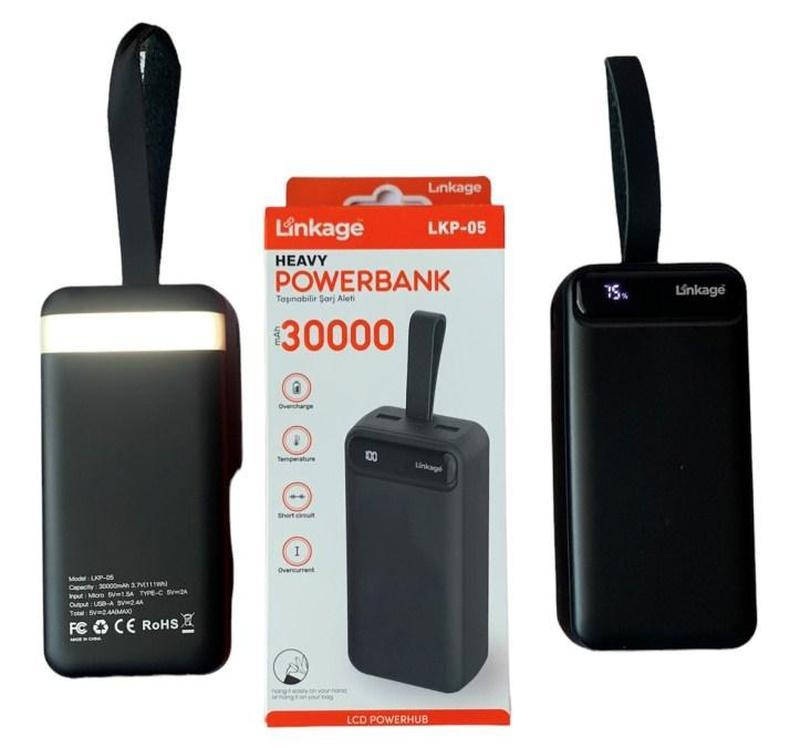 

Повербанк Power bank LKP-05 30000mAh, Black. Внешний аккумулятор Power Bank