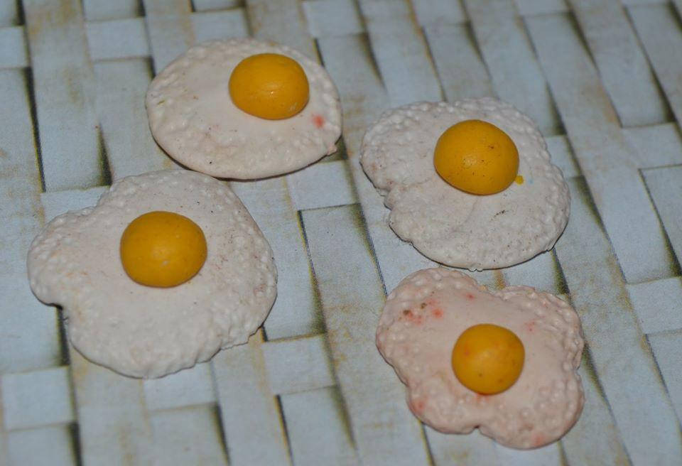 

Миниатюра кукольная еда яишница глазунья
