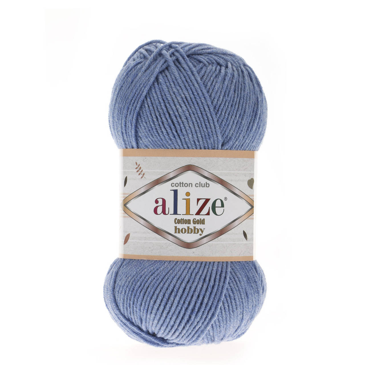 

Alize Cotton Gold Hobby (Ализе Котон Голд Хобби) № 374 джинсовый (Пряжа хлопок, нитки для вязания), Голубой