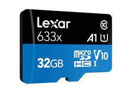 

Карта памяти MicroSD Lexar 32 GB C10/U1/V10/A1
