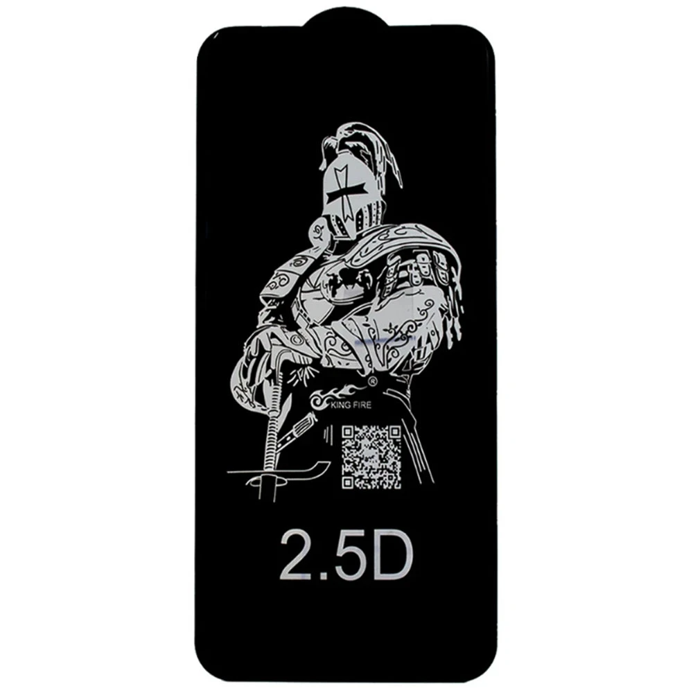 

Защитное стекло 2.5D King Fire для iPhone 13/13 Pro /Айфон 13/13 Про, Черный