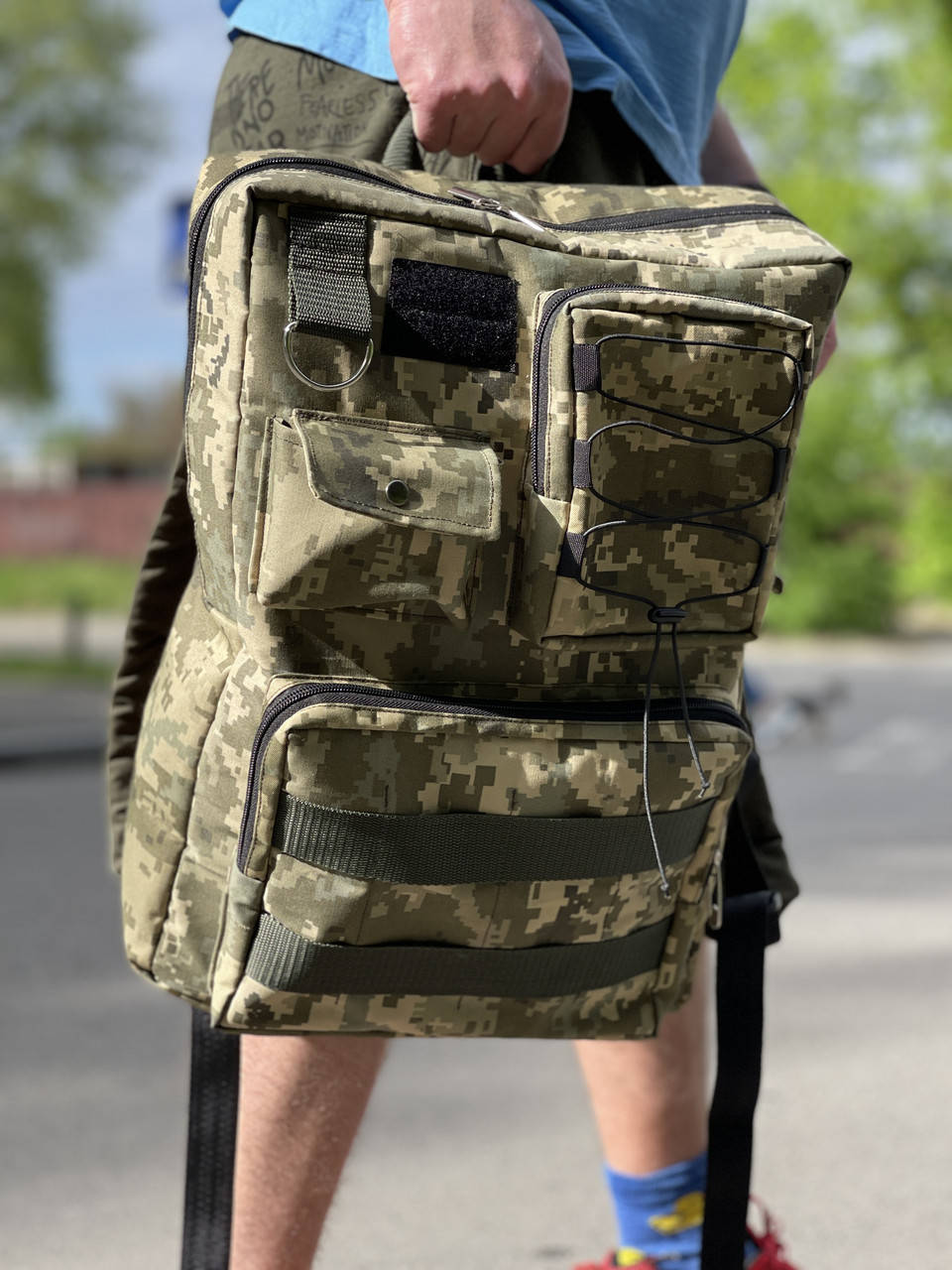 

Рюкзак военный тактический 46х30х12 см Пиксель, Камуфляж пиксель