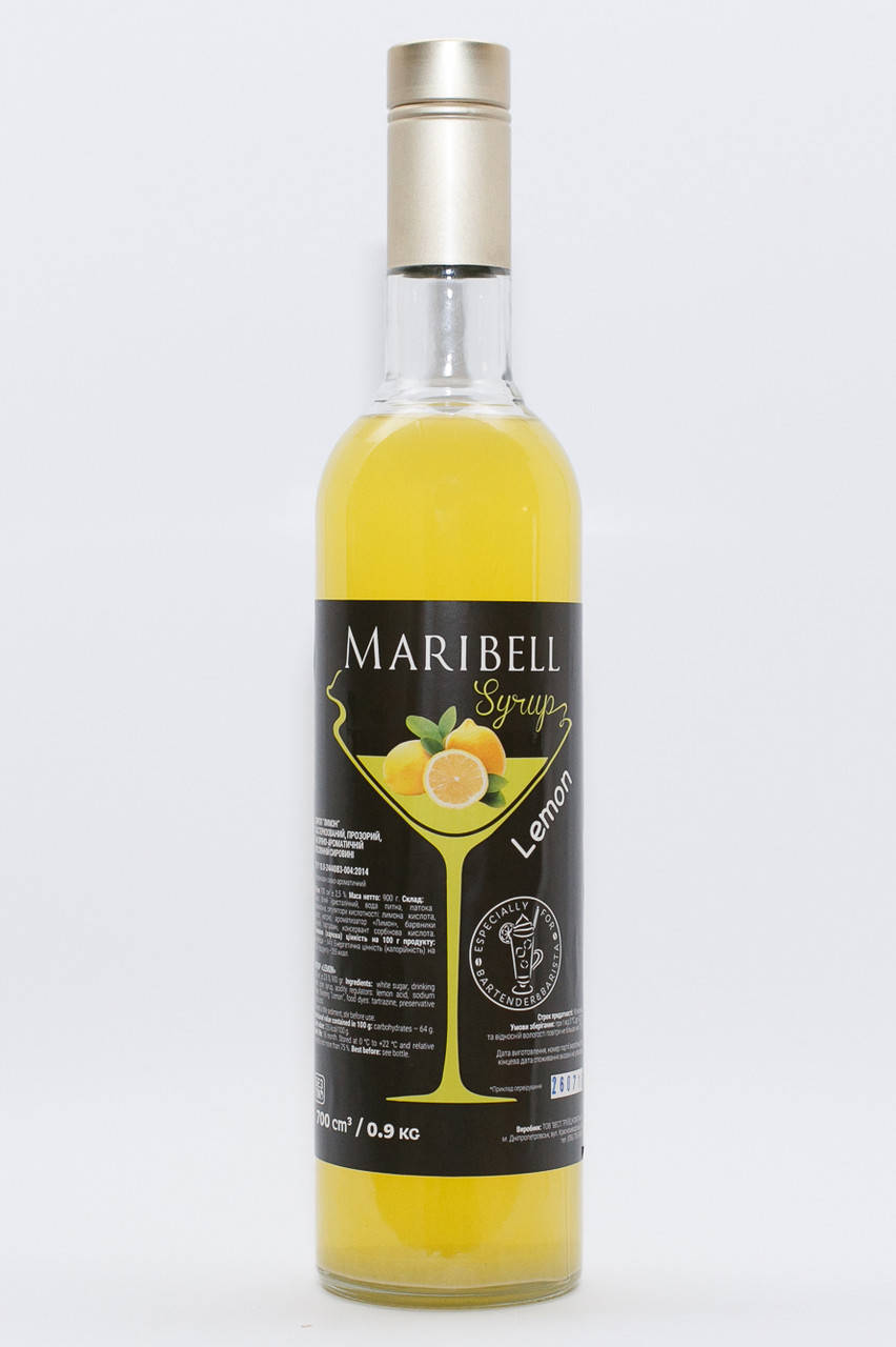 

Сироп ТМ Maribell Лимон