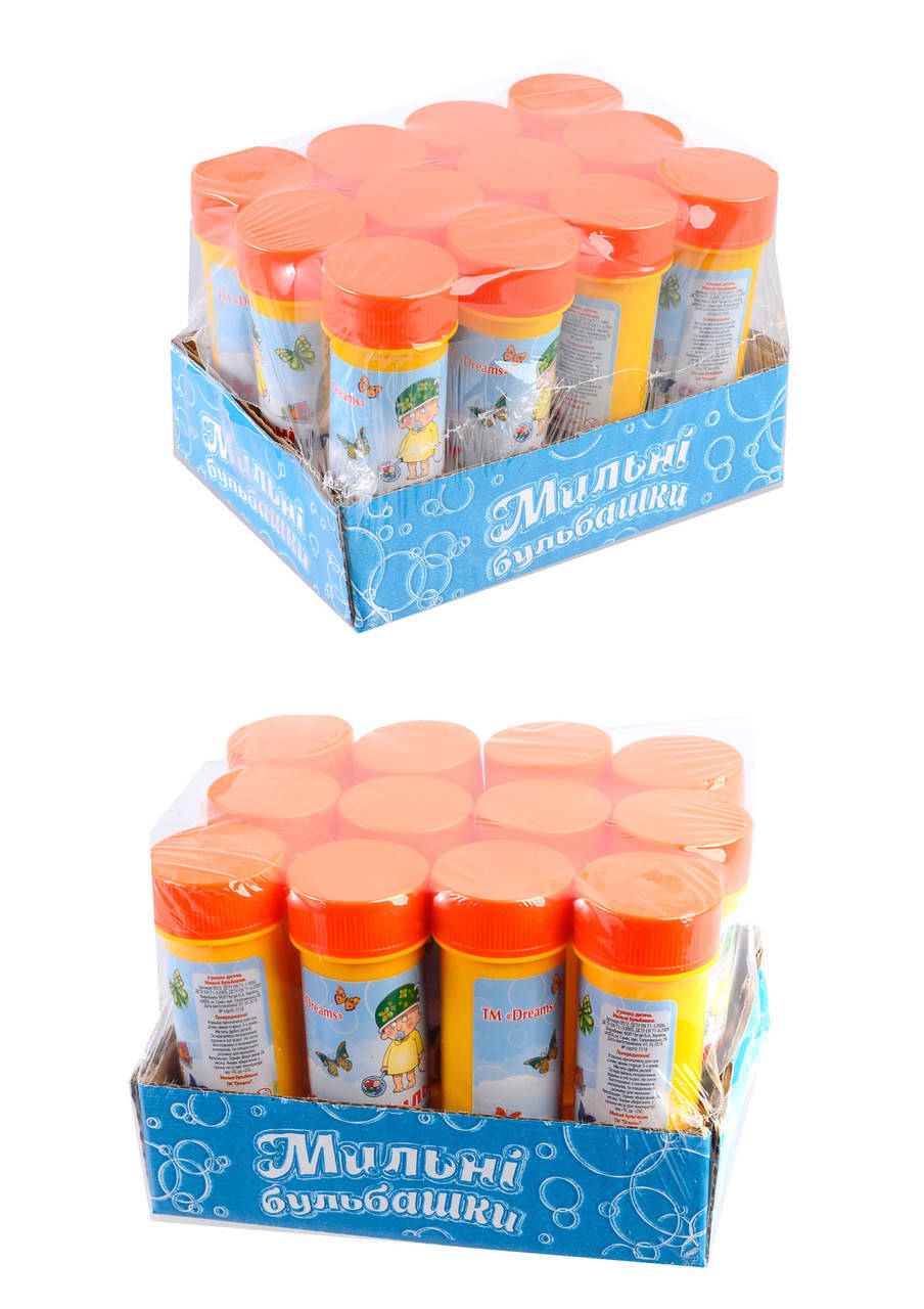 

Мыльные пузыри Cтандарт Dreams 12 штук 60мл (1-01)