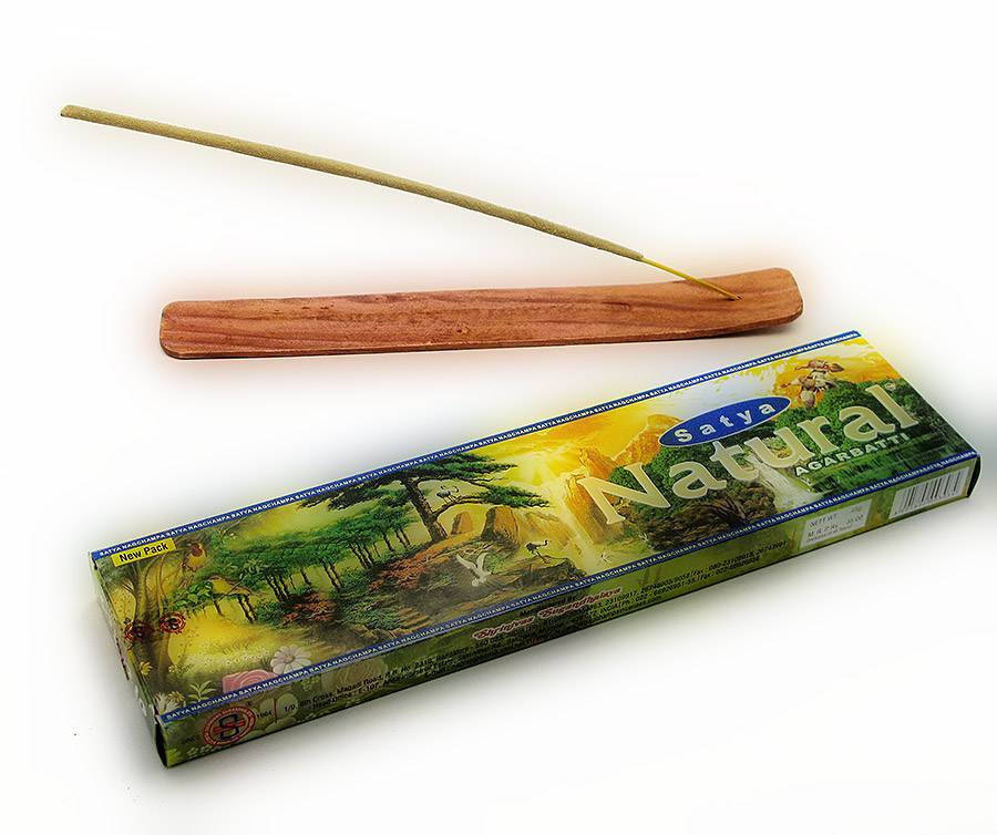 

Аромапалочки Satya Natural Incense 45 грамм Пыльцовое благовоние Сатья Натурал