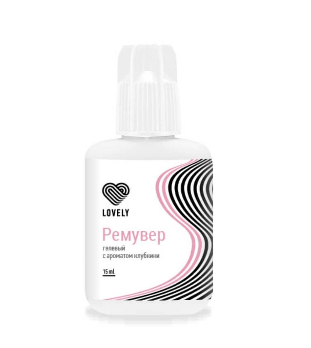 

Ремувер гелевый Lovely с ароматом клубники,15мл