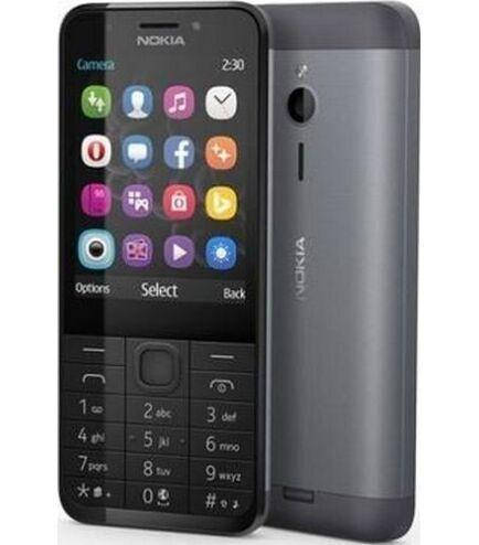 

Телефон Nokia 230 Dual Dark silver B, Black