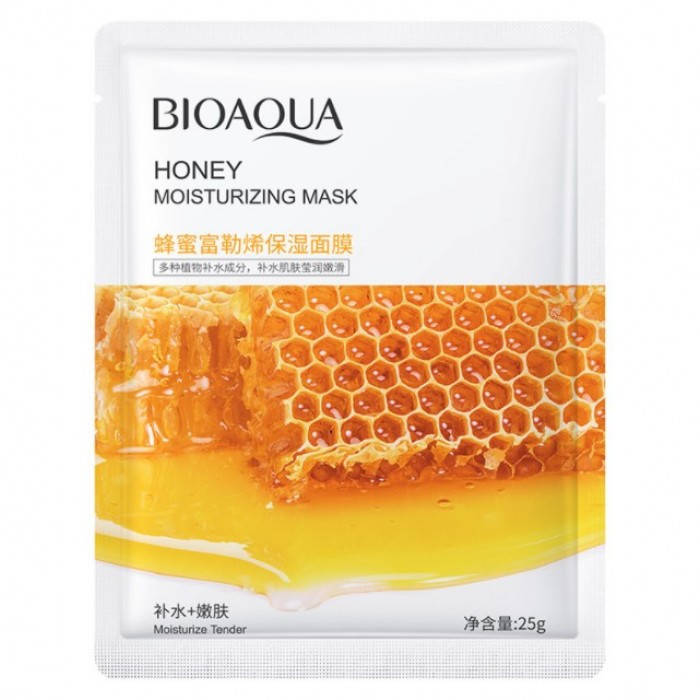 

Тканевая маска для лица Bioaqua Honey Moisturizing Mask с екстрактом мёда, 1шт