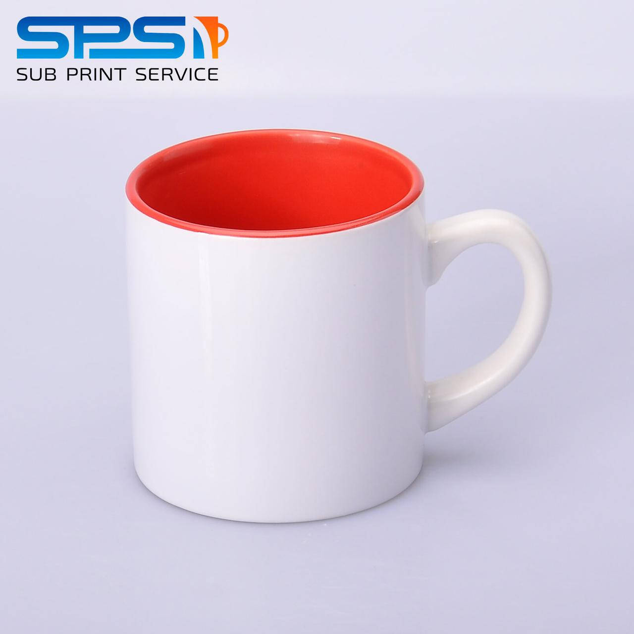 

Чашка для сублимации цветная внутри 150 мл (красный)