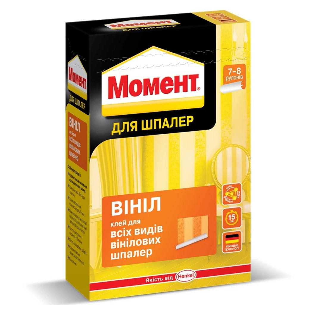 

Клей для обоев Момент Винил 0,25кг (385133)