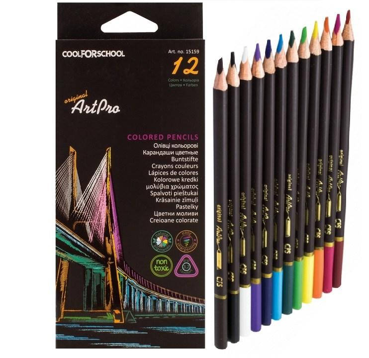 

Карандаши 12цв. ArtPro, треугольные