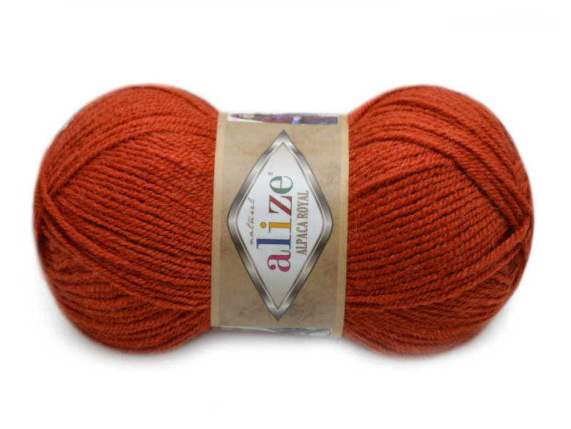 

Alize Alpaca Royal, Терракот №36, Оранжевый