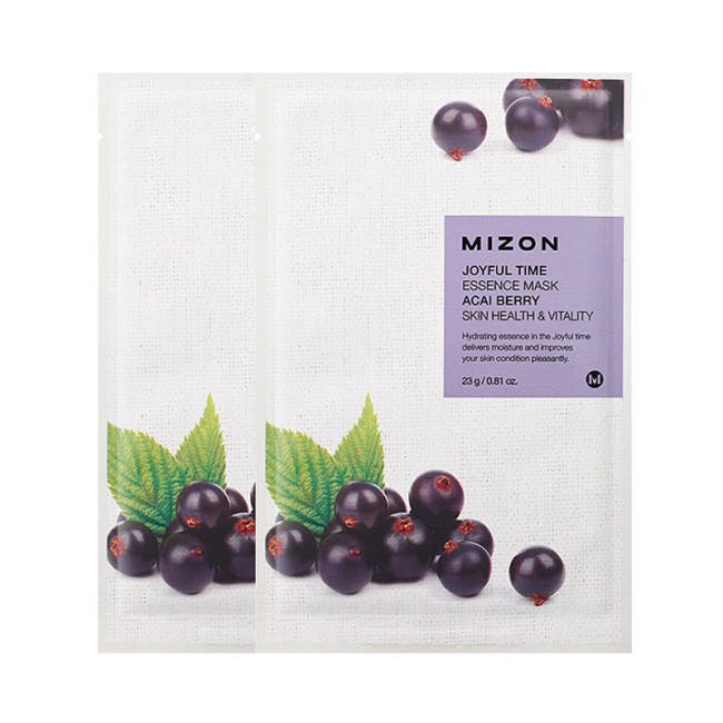 

Тканевая маска с экстрактом ягоды Асаи Mizon joyful time essence mask acai berry