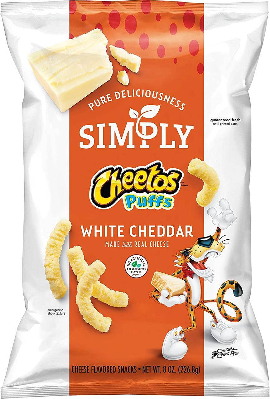 

Чипсы Cheetos Simply White Cheddar 226.8g