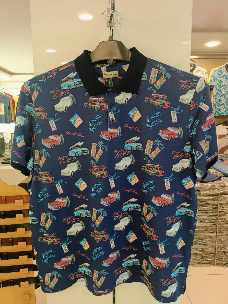 

Мужская футболка поло с коротким рукавом Grand la Vita Турция батал большой размер 5XL