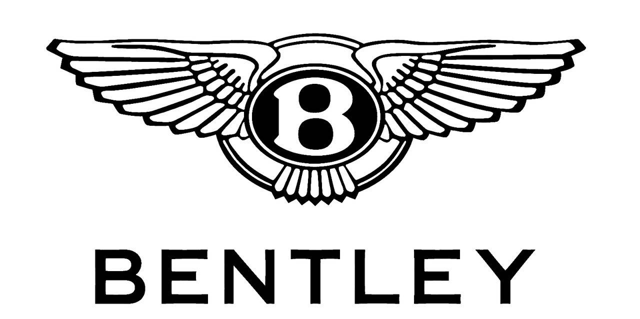 

Виниловая наклейка на авто - BENTLEY 10х20 см, Белый