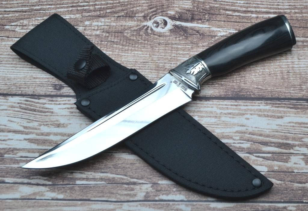 

Нож охотничий темный клен. Хит, Черный