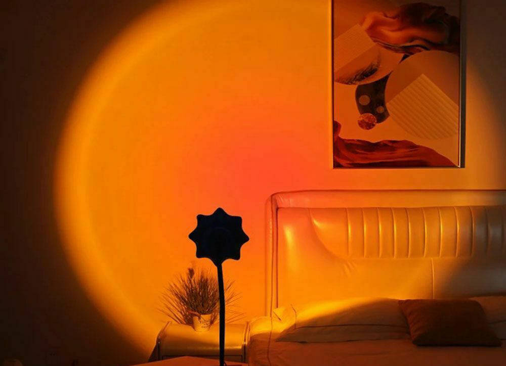 

Лампа с проекцией заката "SUNSET" Проекционный светильник Ночник Лампа Закат, Оранжевый