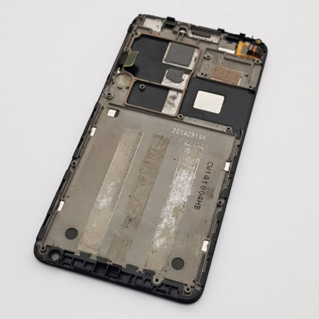 

С дефектом. Дисплей Lenovo S850 модуль черный Сервисный оригинал с разборки (засвет)
