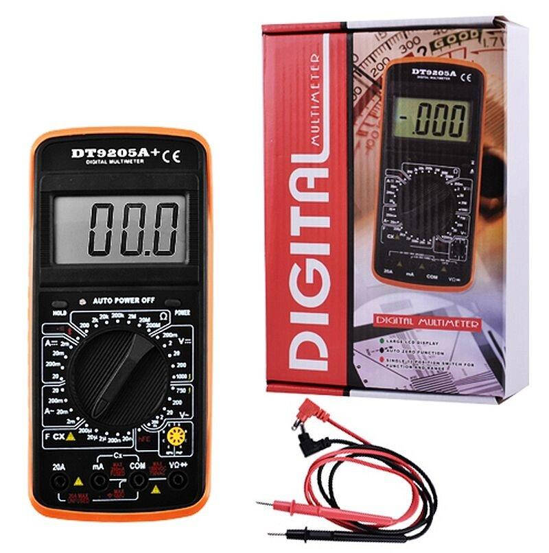 

Цифровой мультиметр Dt9205a+