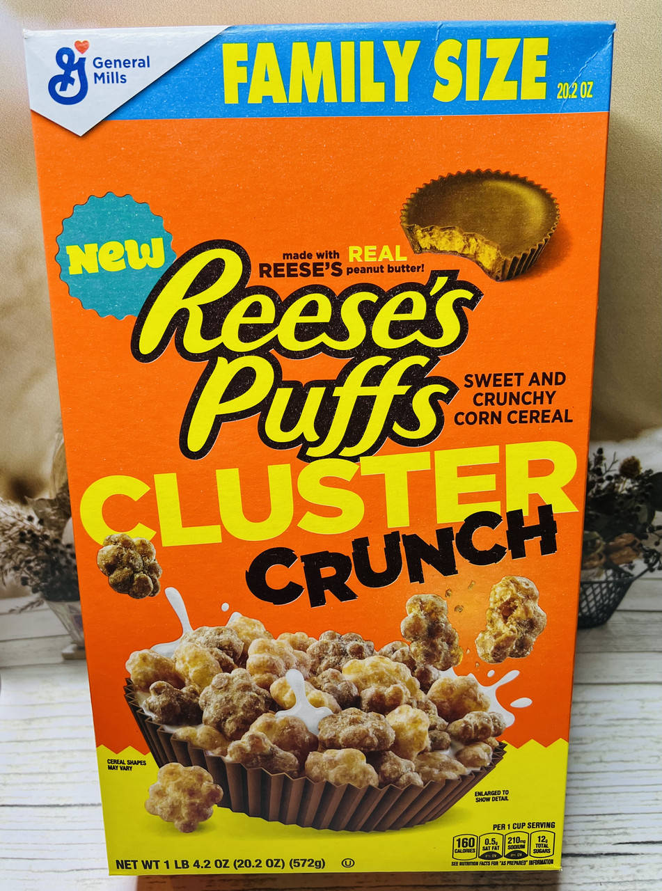 

Сухий сніданок Reese's Puffs кластери з арахісової пастою