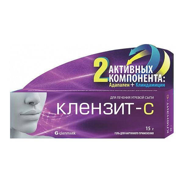

Гленмарк Клензит гель ⭐ 0,1%, 15 г