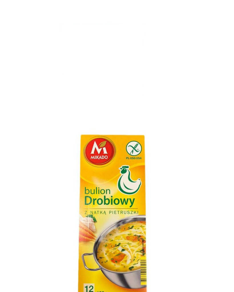 

Кубики для бульона Mikado Bulion drobiowy z natką pietruszki 12 шт