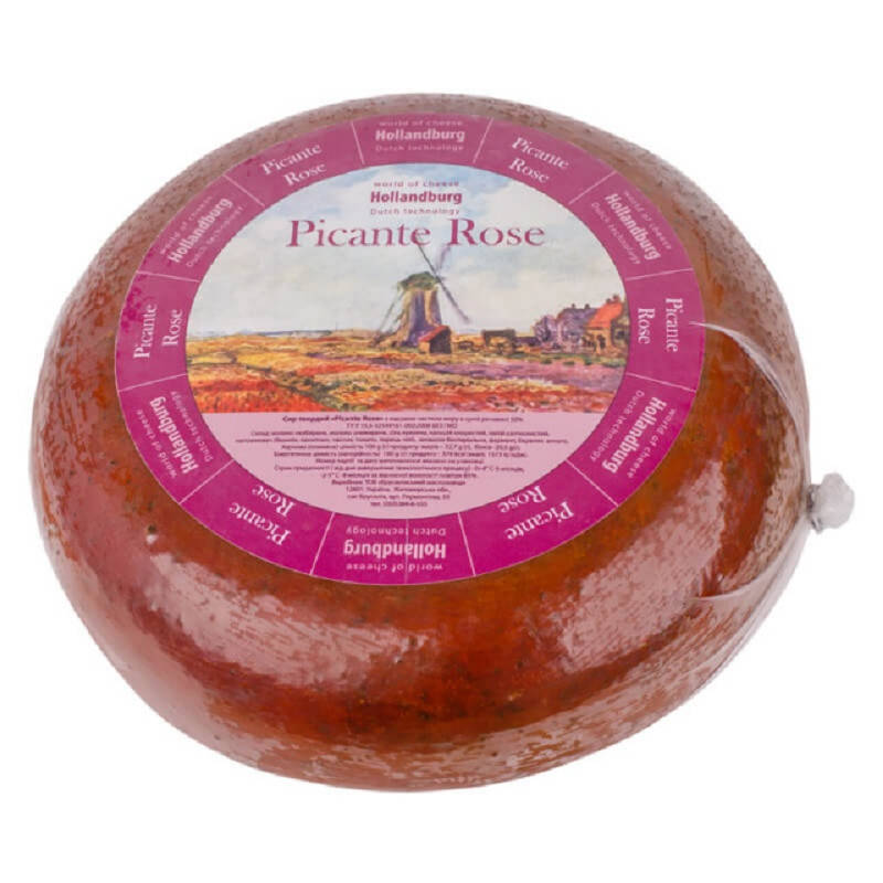 

Сыр "Hollandburg" Picante Rose"Украина"