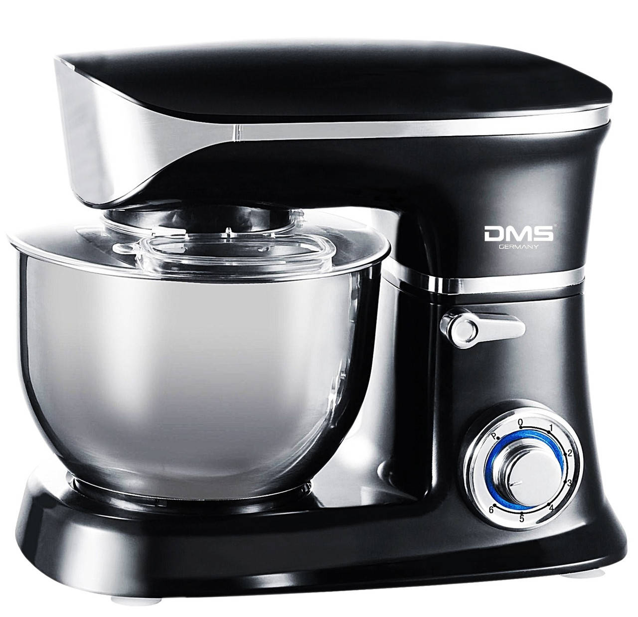 

Кухонный комбайн, планетарный миксер, тестомес DMS 1900 Black (1900Вт, 6.5л, Германия)