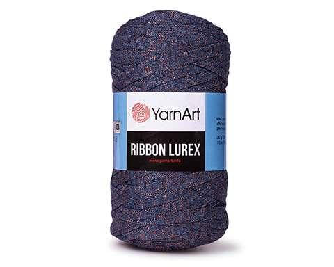 

Yarn Art RIBBON LUREX №731 синий джинс