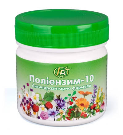 

"Полиэнзим-10" Антипаразитарная формула. 280 г.