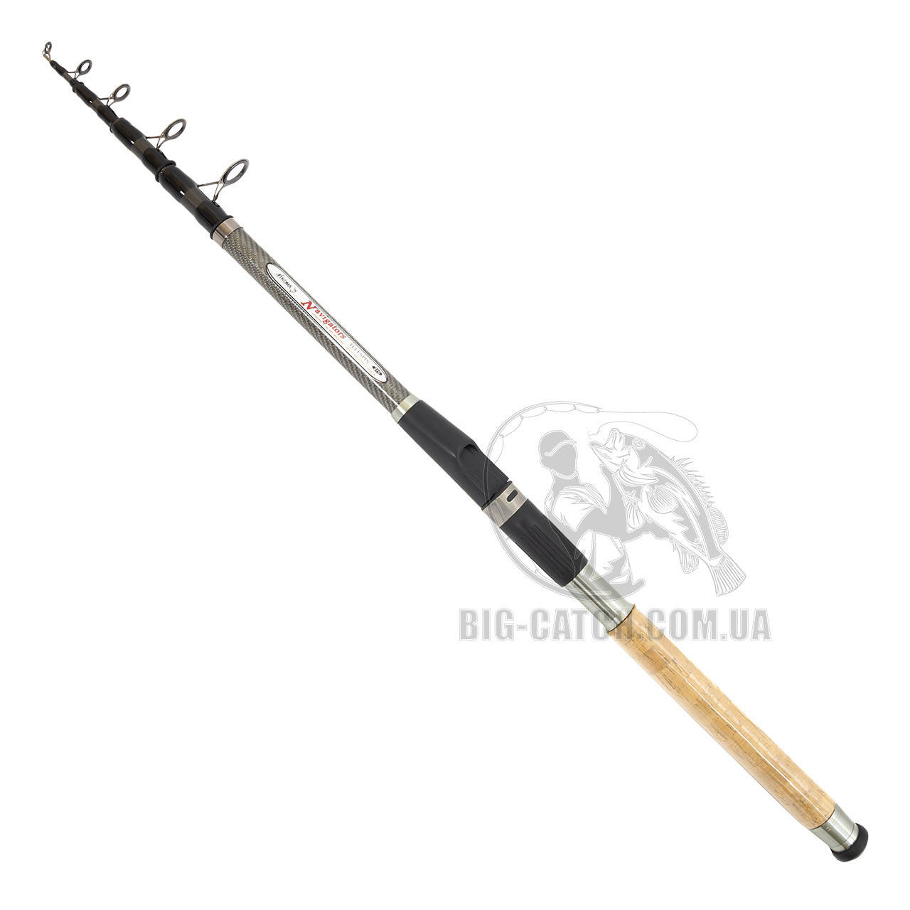 

Спиннинг Nikoma Navigators Telespin 80-120г 270, Серый