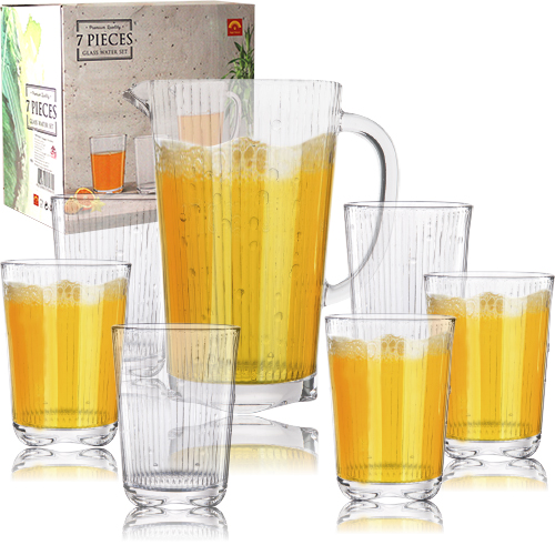 

Набор 7 пр. (графин 1,6л+6 стаканов по 400мл)