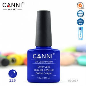 

Гель-лак CANNI № 229 (синий электрик)