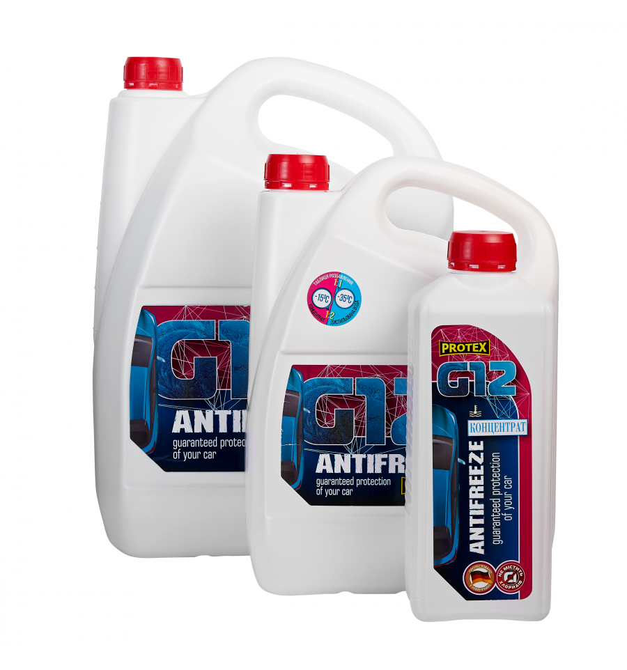 

Антифриз концентрат -65 (G12) PROTEX 4.6кг розовый