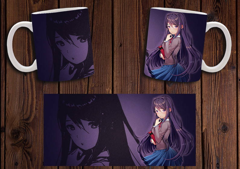 

Чашка "Doki Doki Literature Club!" / Кружка Литературный клуб "Доки Доки" №10, Белый