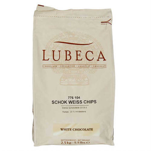 

Шоколад белый Lubeca 33% 2,5 кг