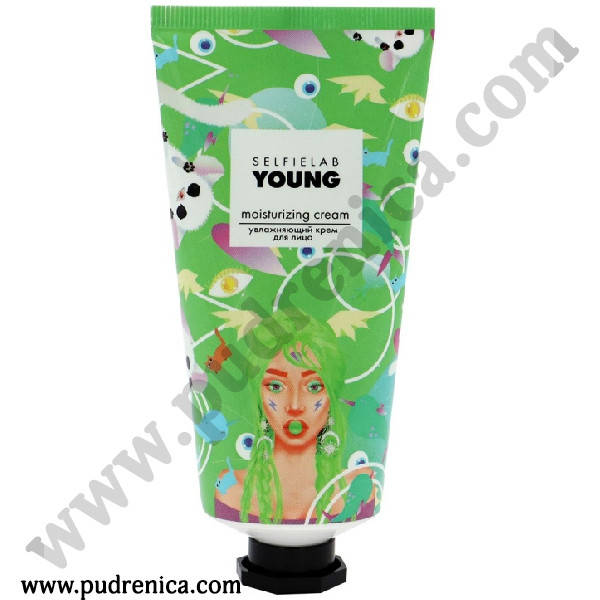 

Крем для лица moisturizing cream увлажняющий YOUNG Selfielab
