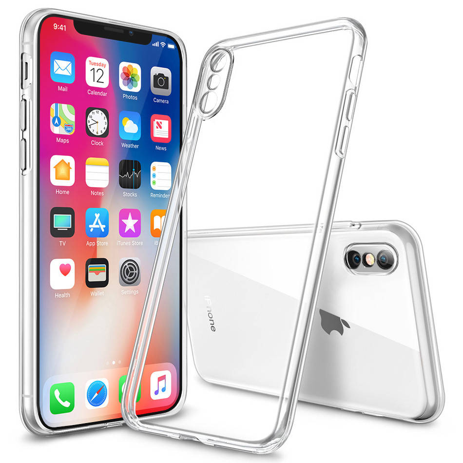 

Прозрачный Чехол MultiCam iPhone X (ультратонкий силиконовый) (Айфон Х Икс 10)