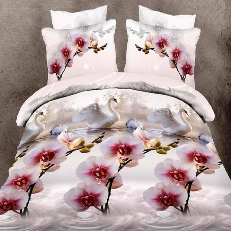 

Орхидея ветвь - Бязь 3D - Евро комплект