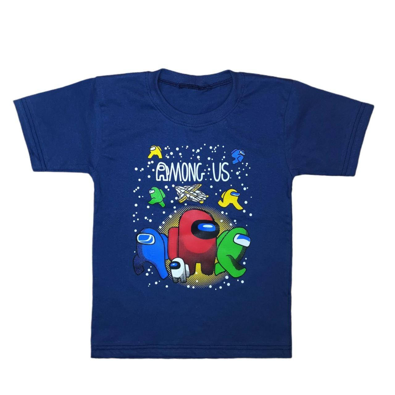 

Футболка детская для мальчика с принтом Among Us