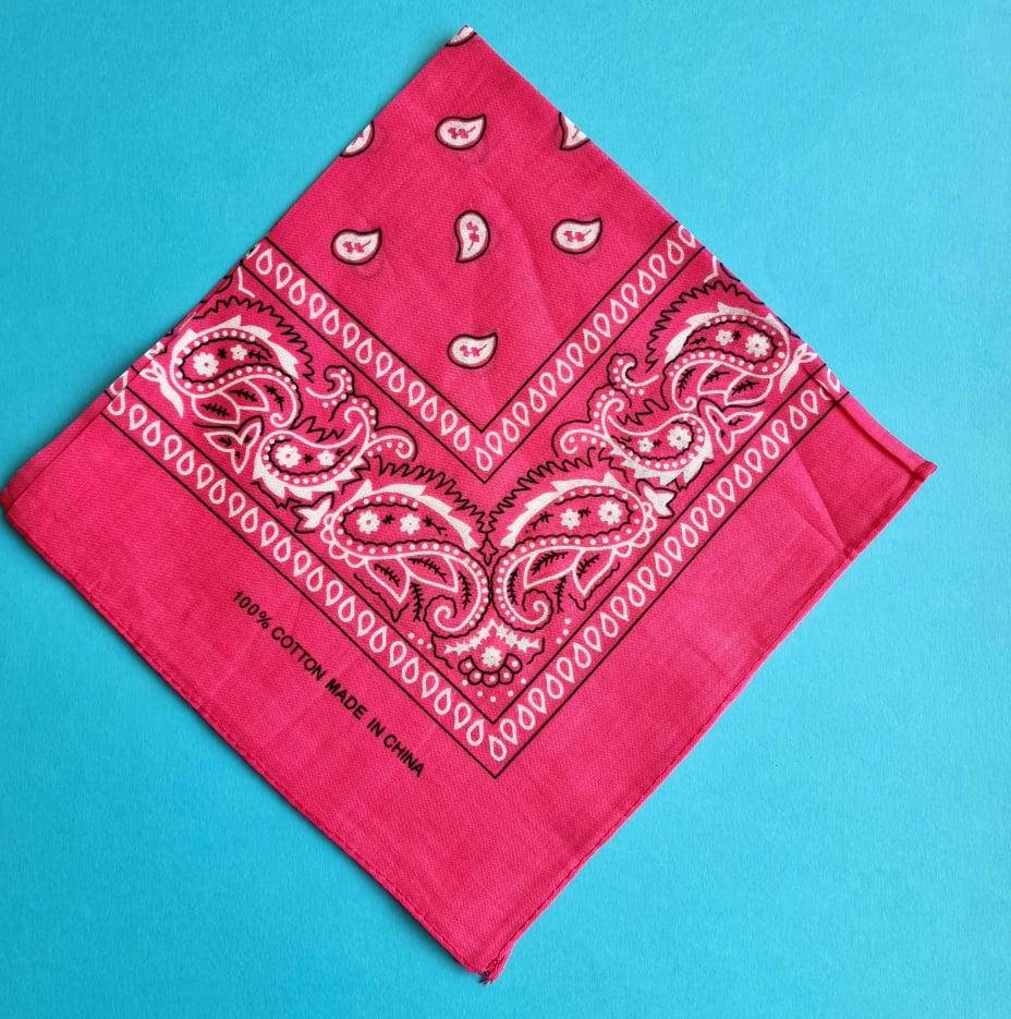 

Бандана класика, Розовый