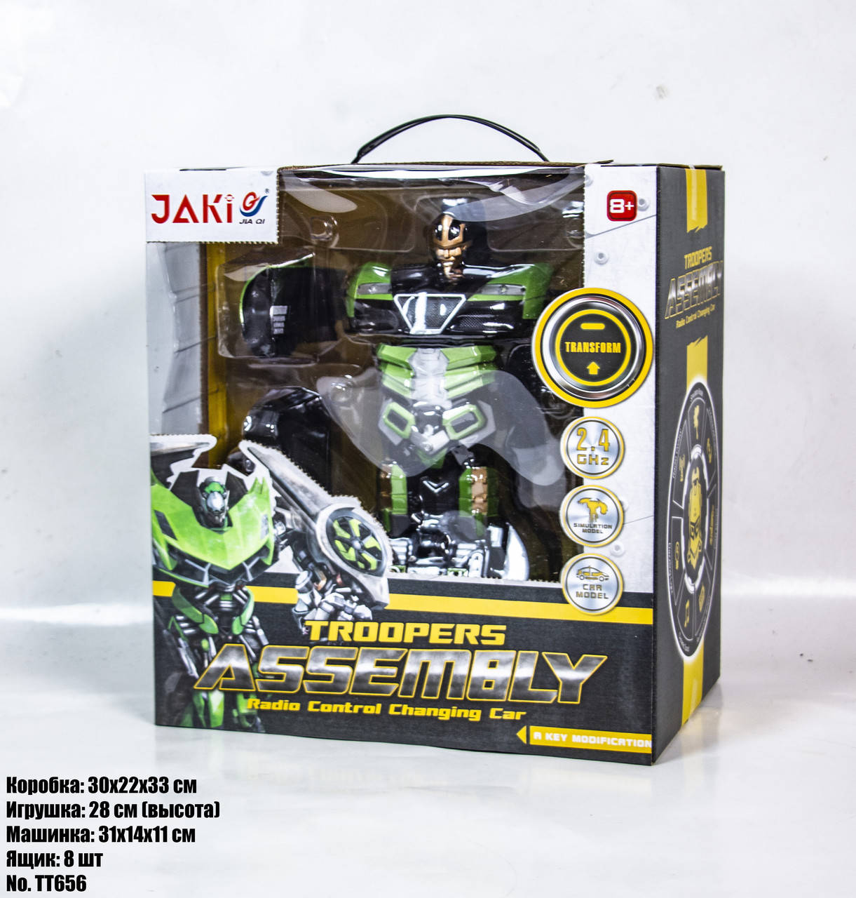 

Машинка-Робот трансформер JAKI ASSEMBLY TT656