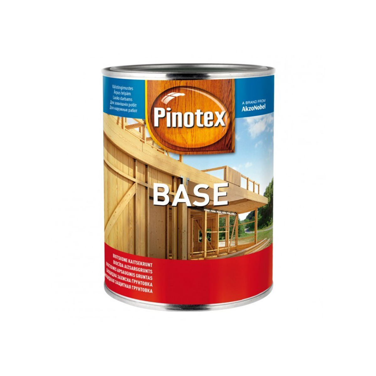 

Грунтовка для защиты древесины Pinotex Base 1л